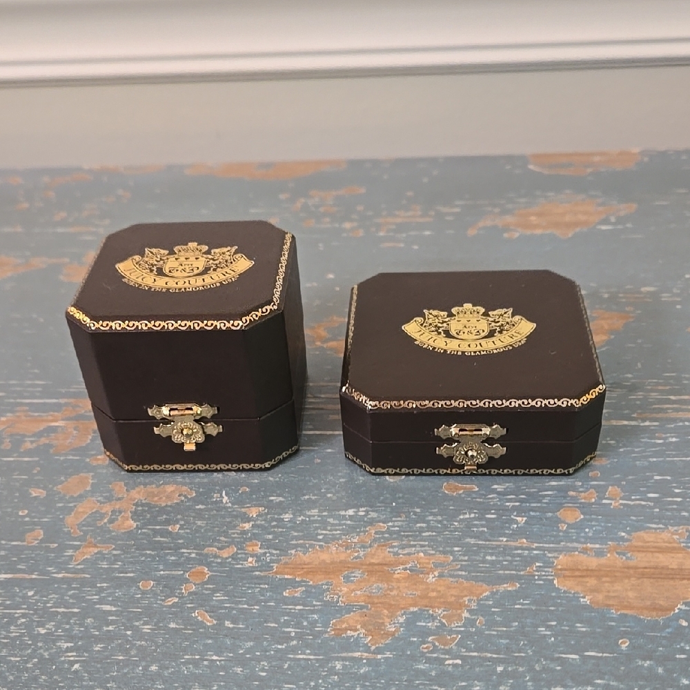 ✨️ Juicy Couture Brown and Pink Jewelry Storage Boxes - Picture 3 of 5